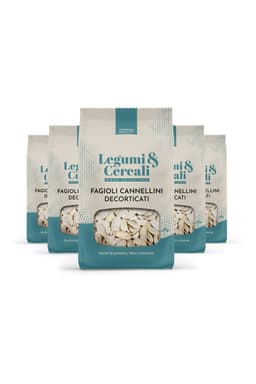 Fagioli Cannellini Decorticati - Pacchetto 5 x 500 g