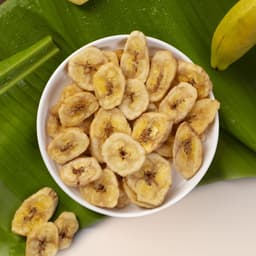 Banana chips disidratate