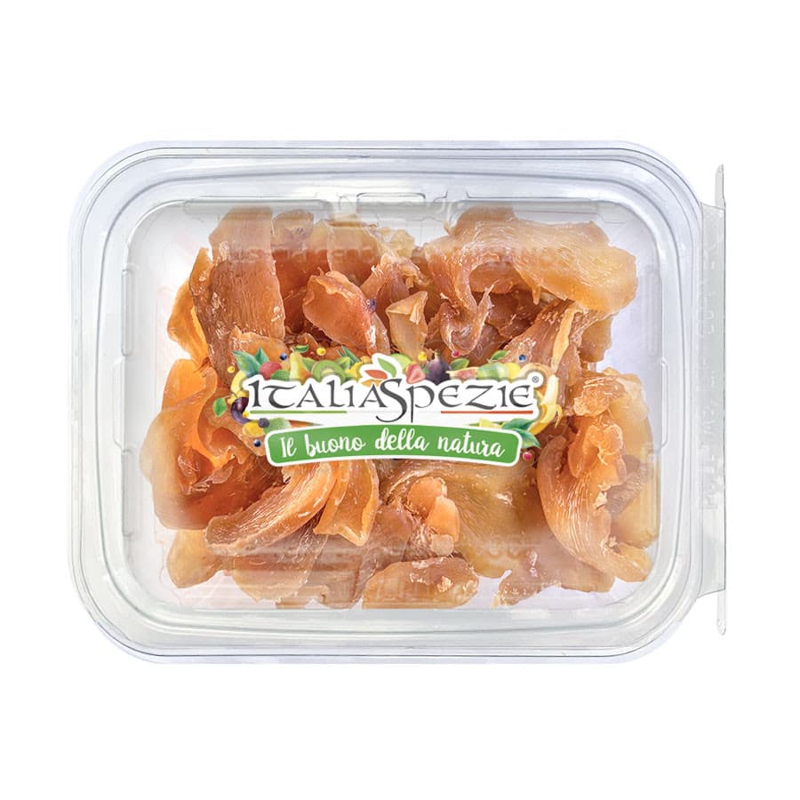 Zenzero Disidratato Senza Zucchero cristallizzato a Fette 100% Naturale - Prima Qualità — 250 g