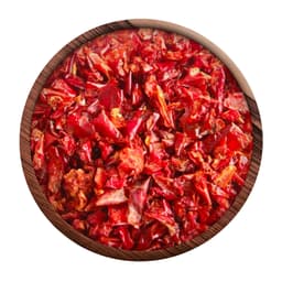 Fiocchi di peperone rosso essiccato