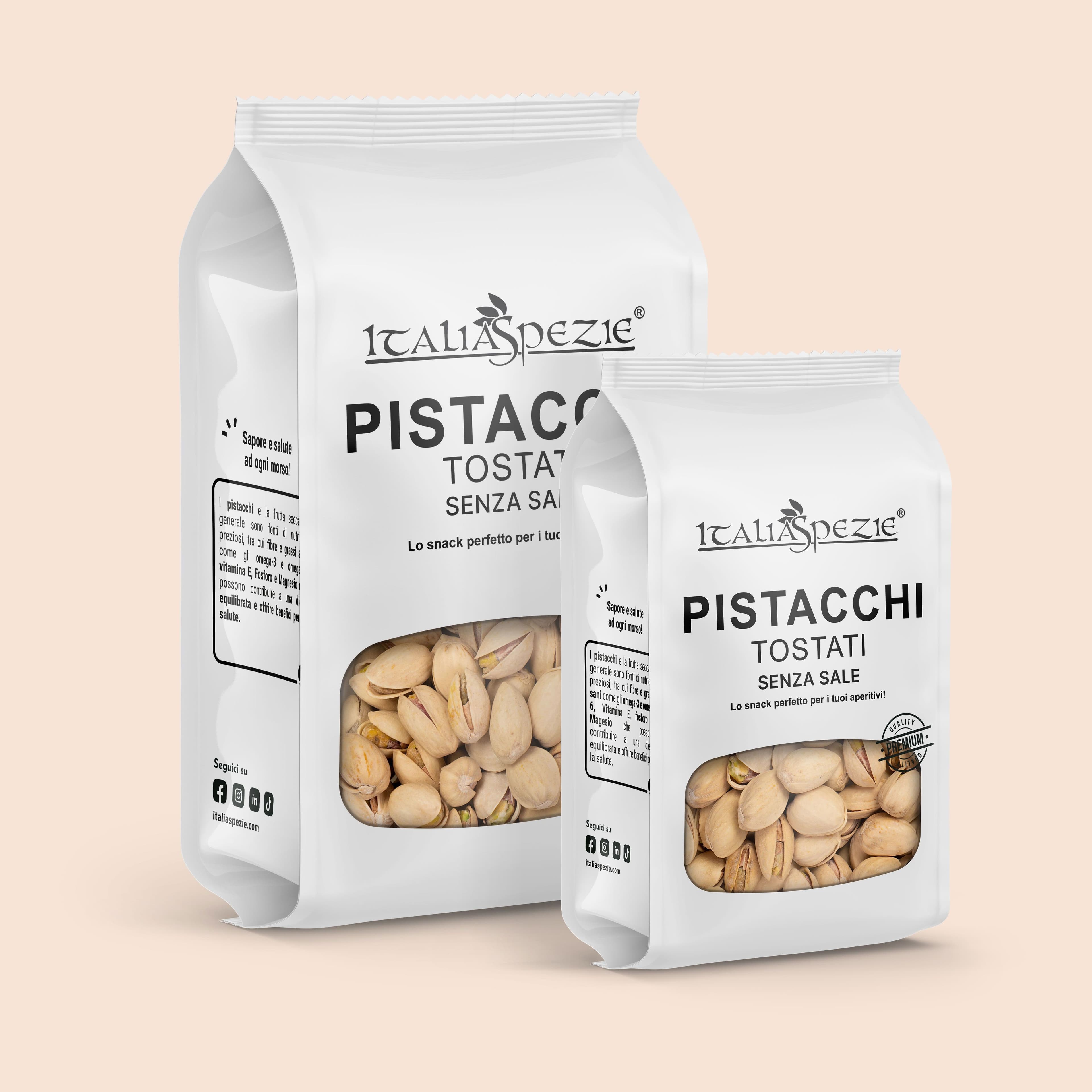 Pistacchi in Guscio Tostati - Senza Sale
