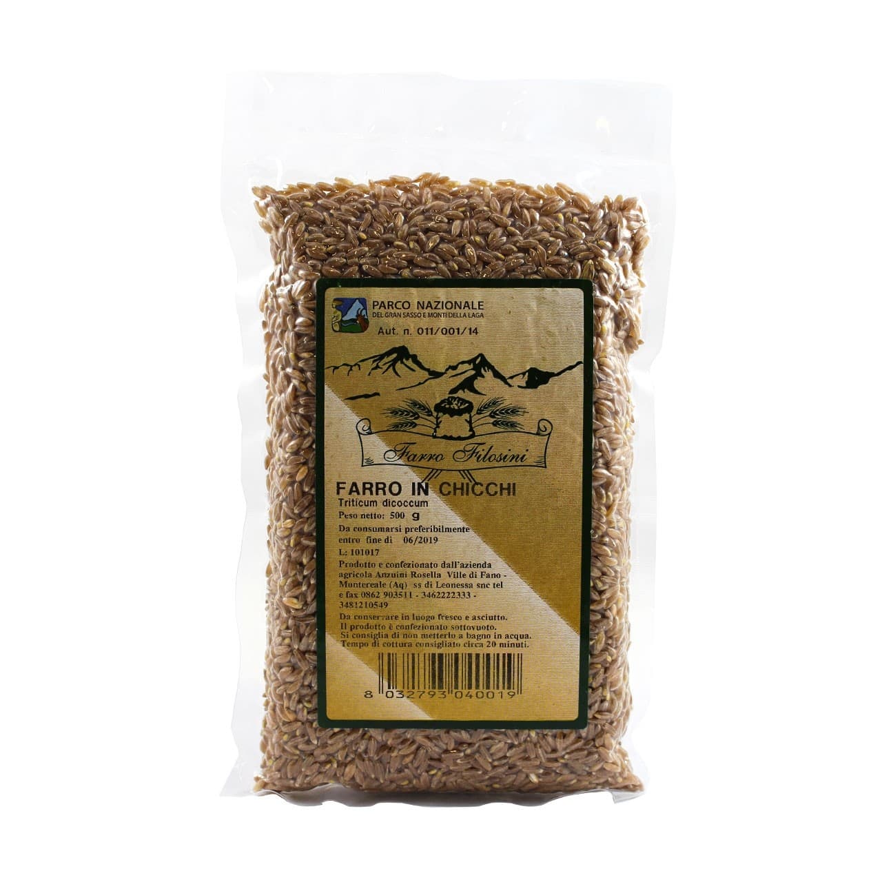 Farro in chicchi 500g