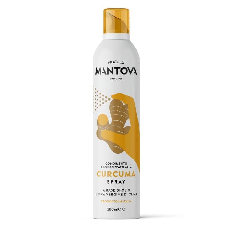Olio alla curcuma spray in olio extravergine di oliva - 200 ml