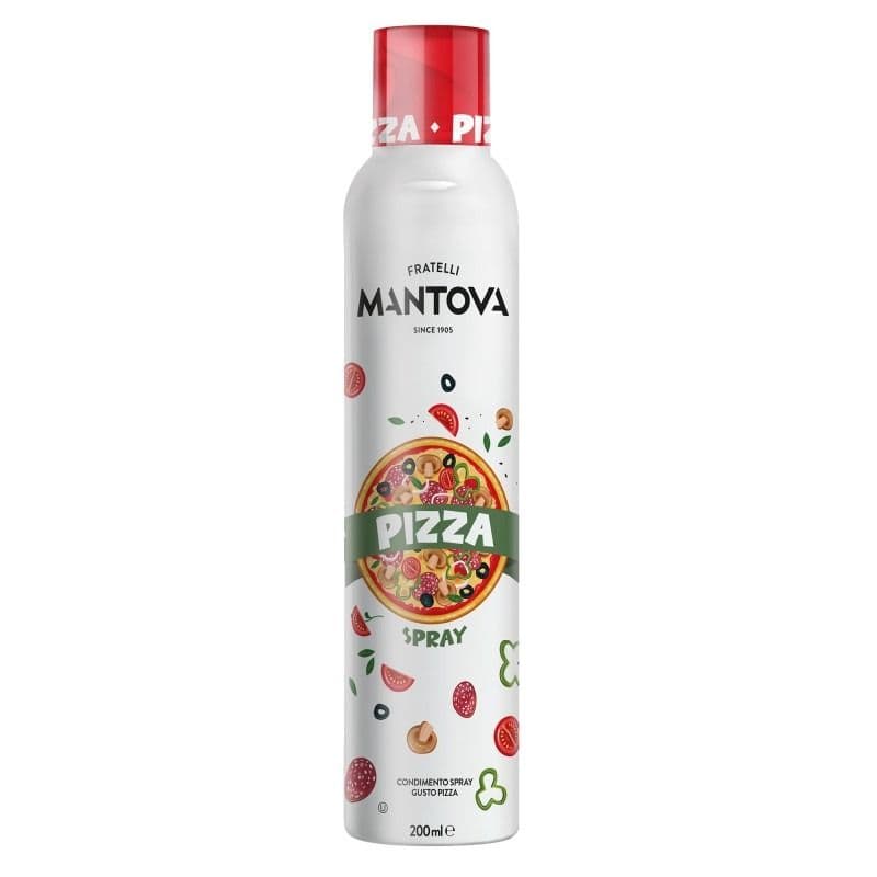 Pizza spray: olio extravergine di oliva aromatizzato al gusto pizza - 200 ml