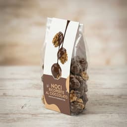 Noci ricoperte di cioccolato 70%