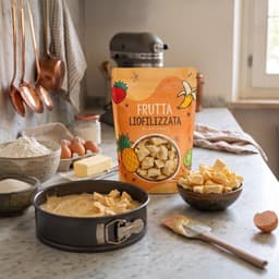 Ananas liofilizzato a pezzi