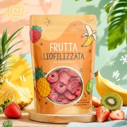 Fragola liofilizzata a fette
