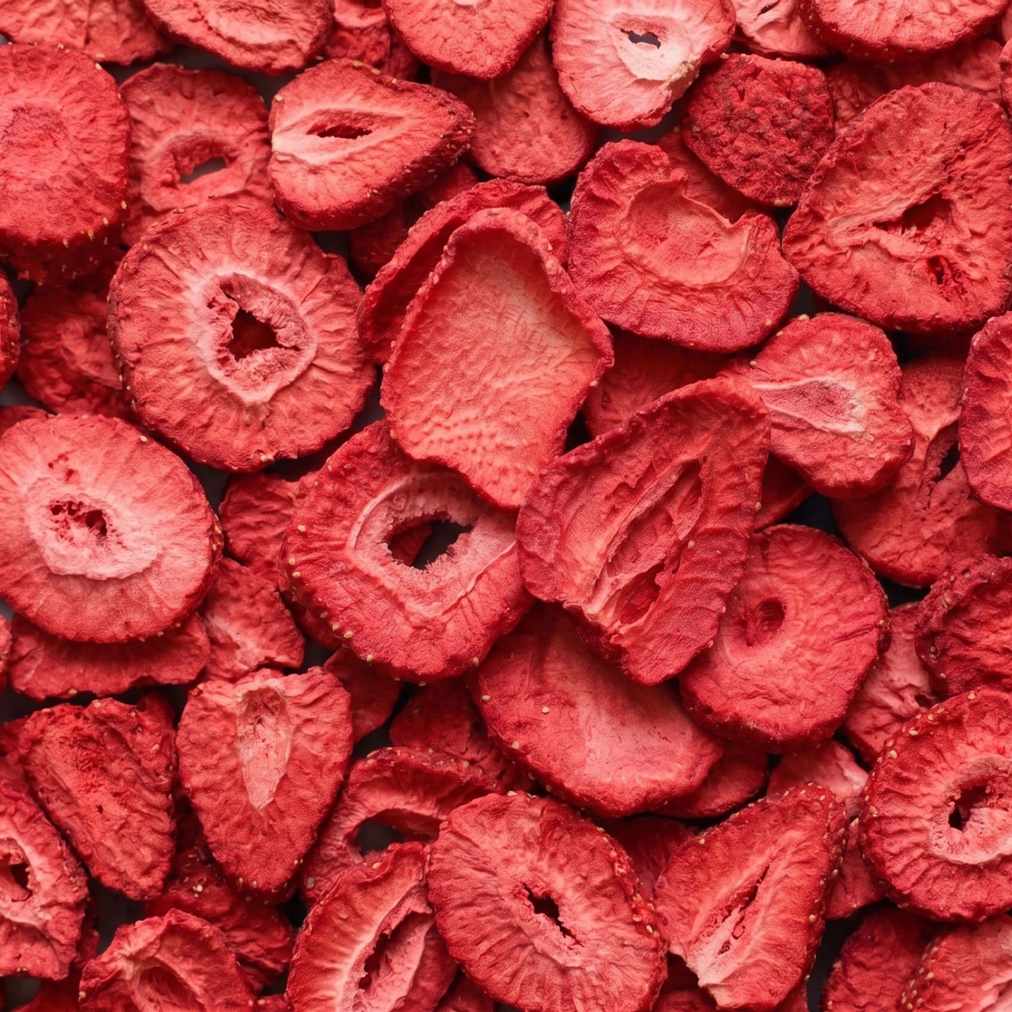 Fragola liofilizzata a fette