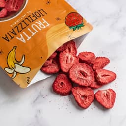 Fragola liofilizzata a fette