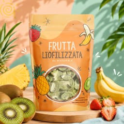 Kiwi liofilizzato a fette