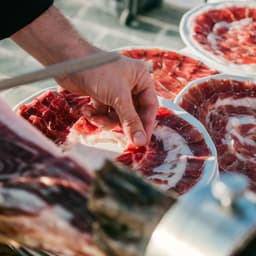 Prosciutto Spagnolo Jamon Iberico Cebo de campo Montellano - Vaschetta