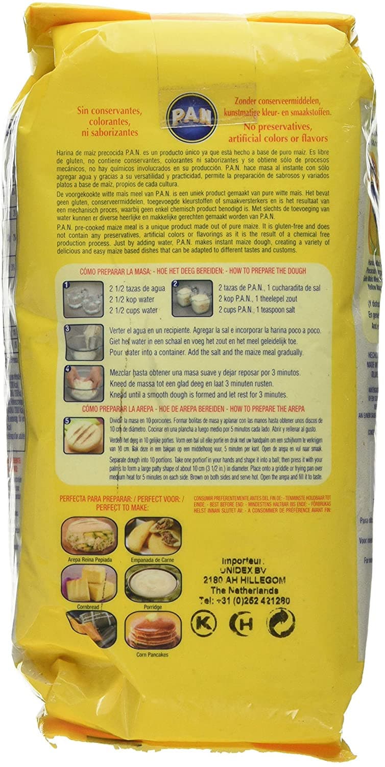 Farina Pan - di Mais Bianco 1kg