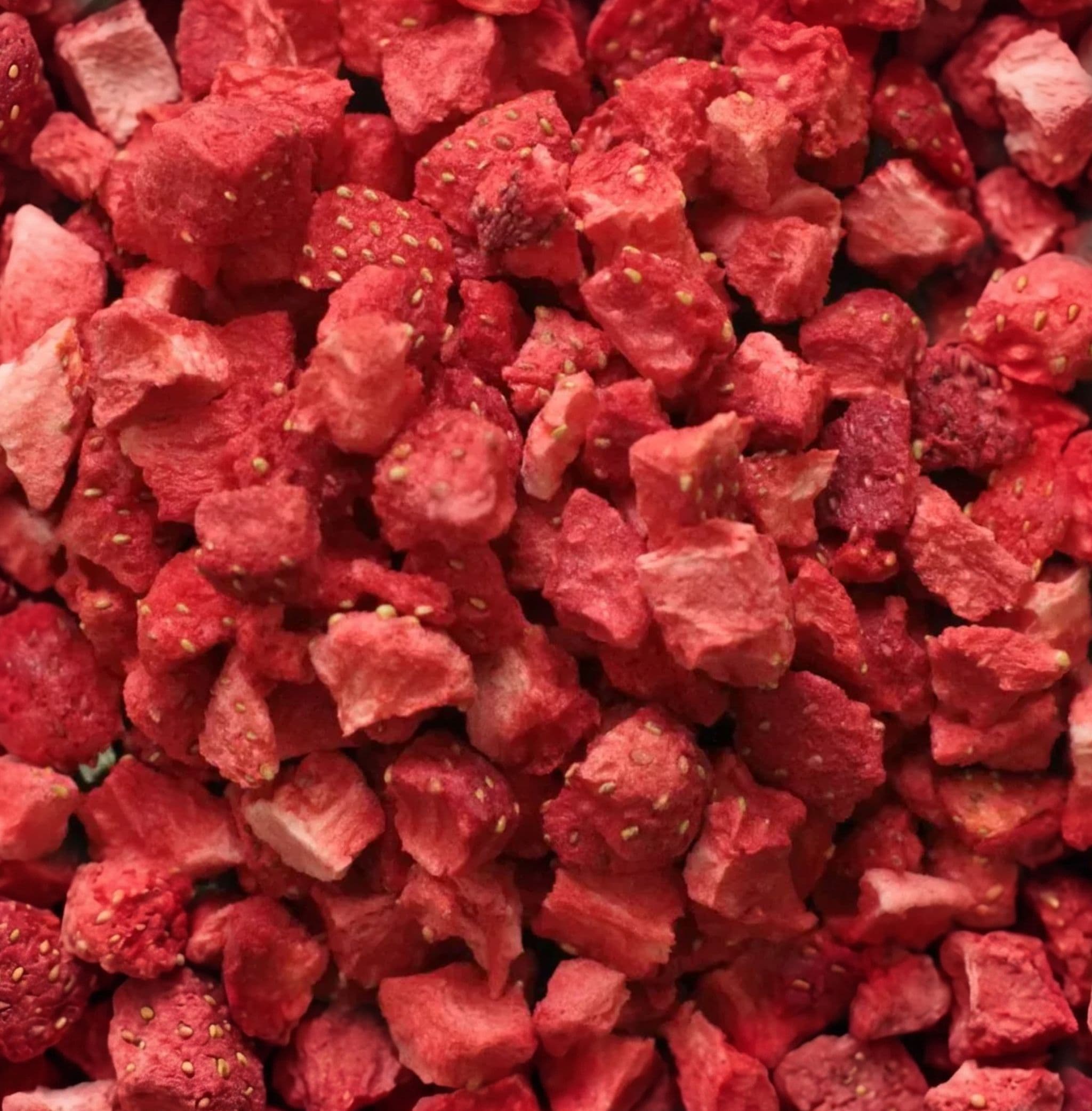 Fragola liofilizzata a cubetti