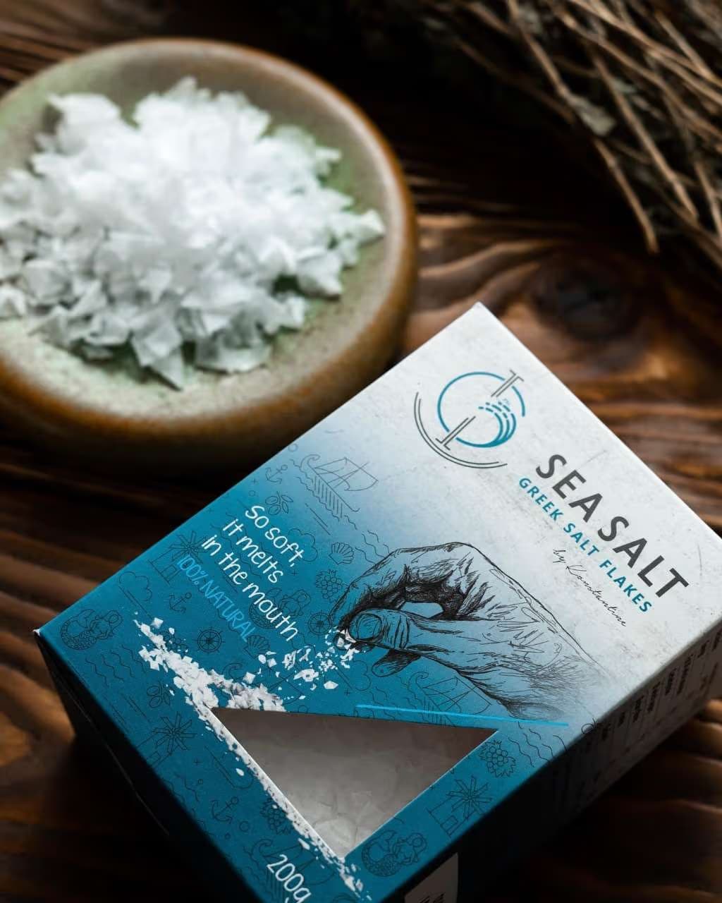 Fiocchi di Sale marino Naturali Greek Salt Flakes | 200g