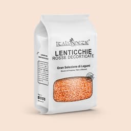 Lenticchie Rosse decorticate - Pacchetto 5 x 500 g