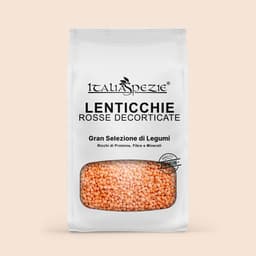 Lenticchie Rosse decorticate - Pacchetto 5 x 500 g