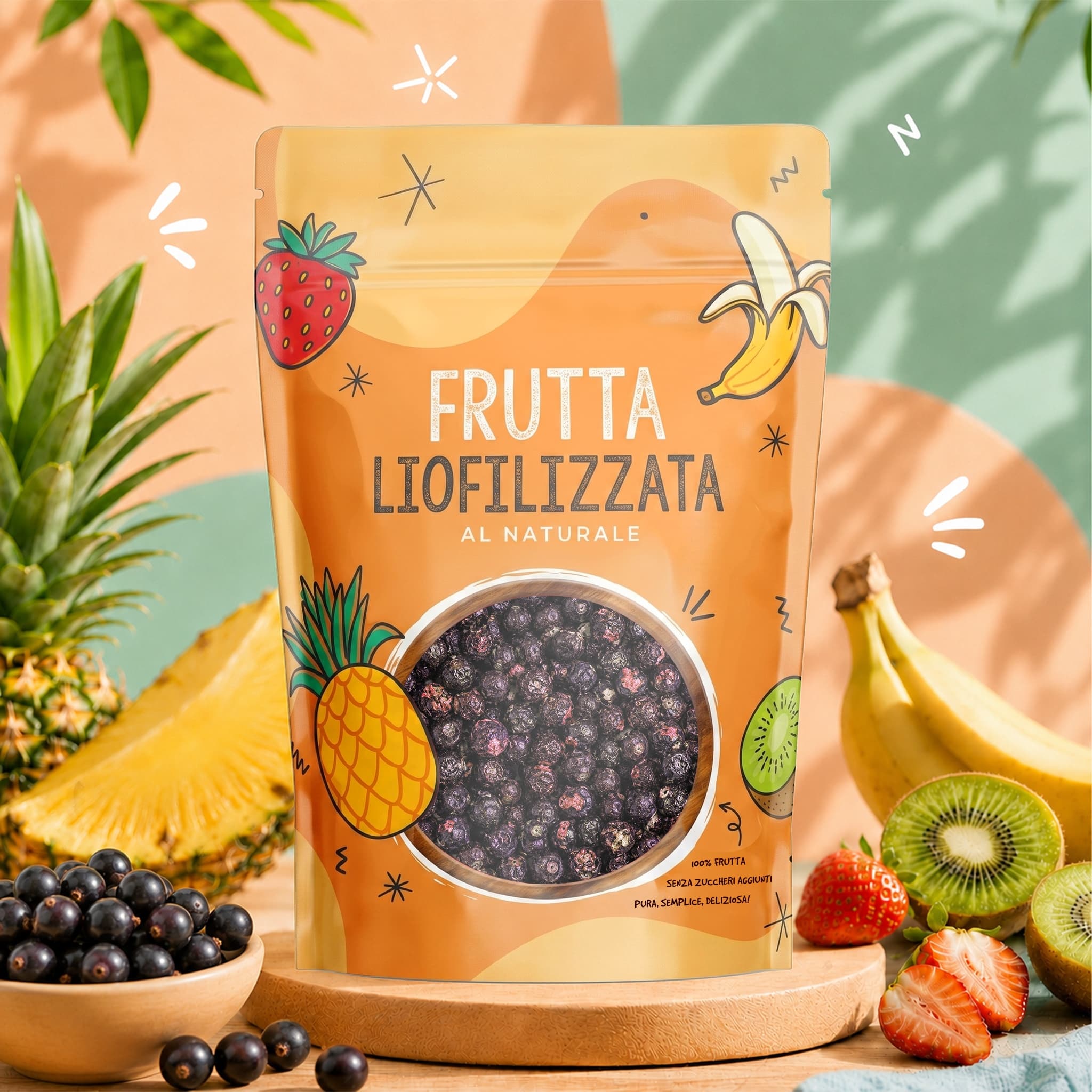 Ribes nero liofilizzato