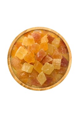 Papaya disidratata a cubetti
