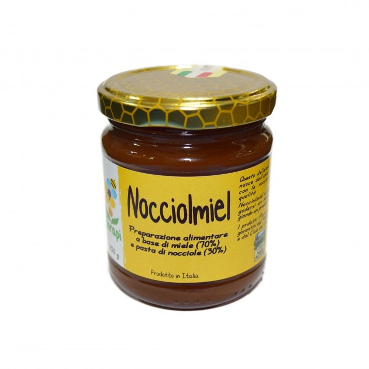 Nocciolmiel - Miele Italiano 75% con Nocciole Italiane 25% - 350g